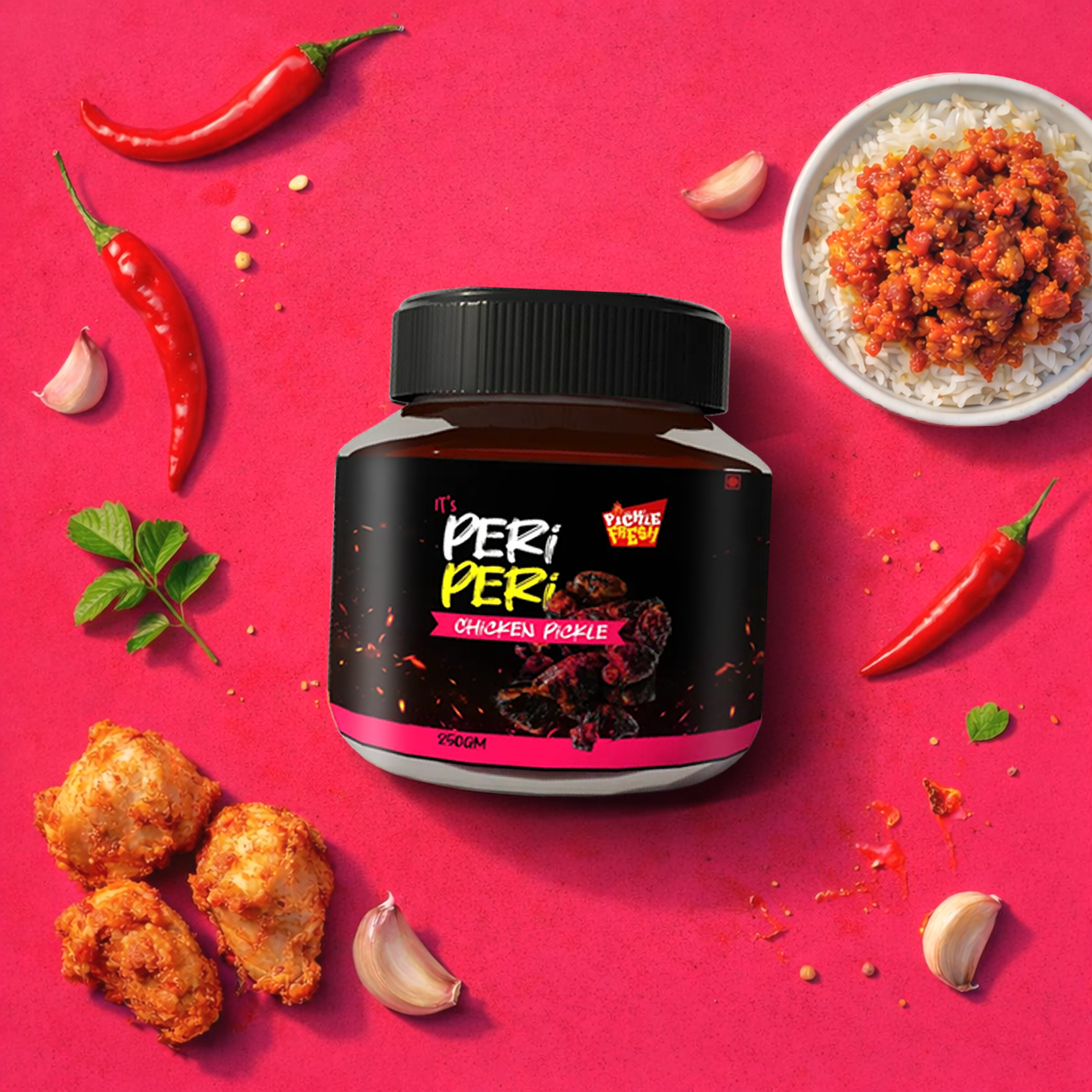 Peri peri chicken pickle