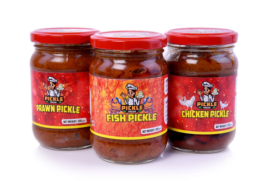 Premium non veg pickle combo (Chicken Prawn Fish) (Saver pack)