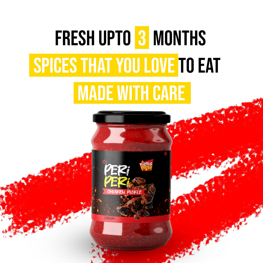 Peri peri chicken pickle - 350Rs