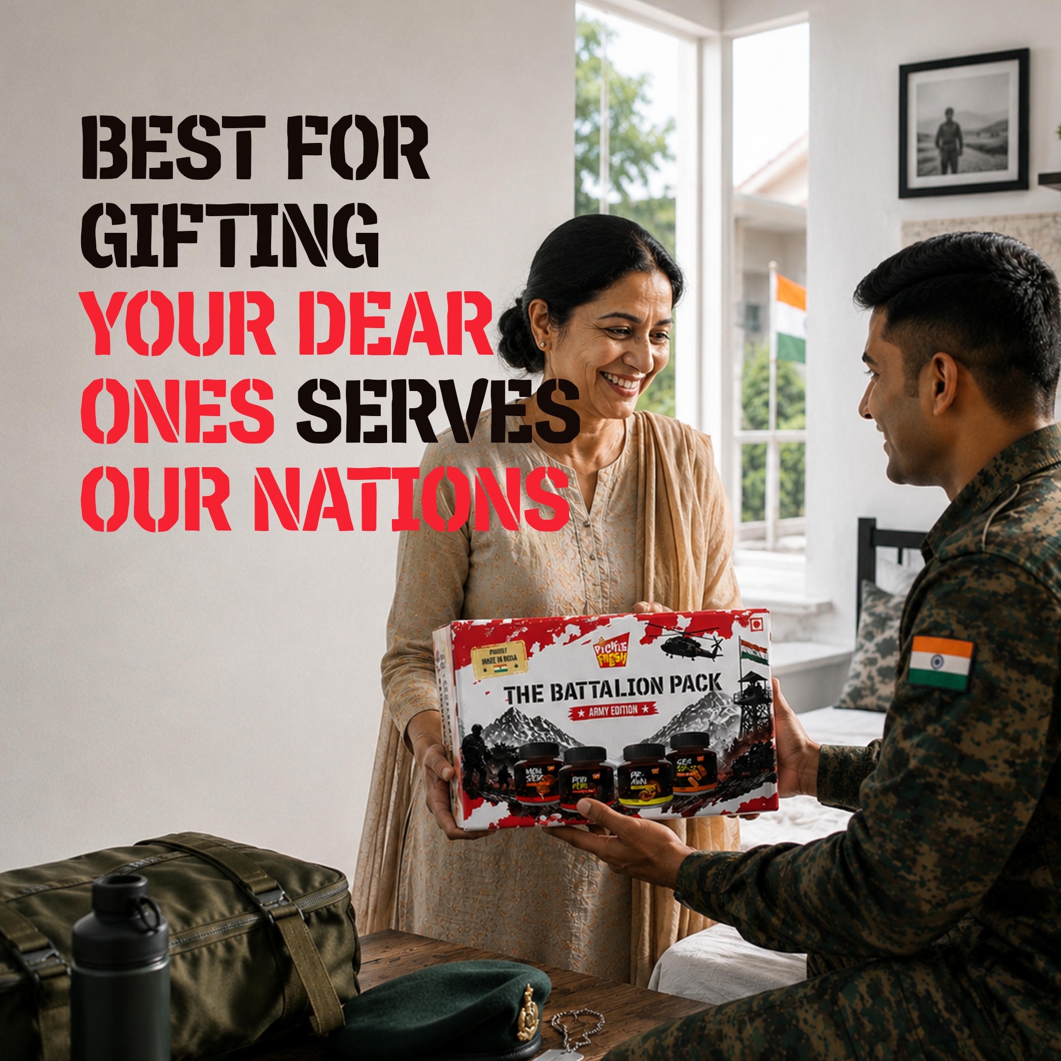 Combo of Chicken,Fish,Prawn,Mutton non veg pickle - Army edition