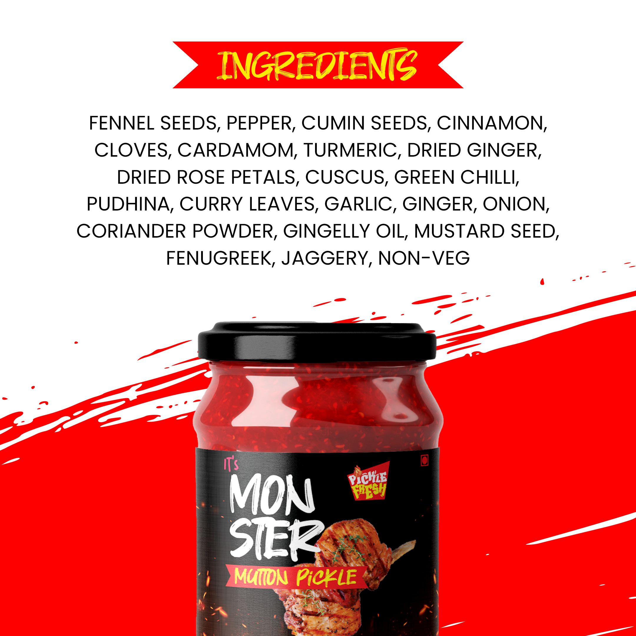 3-Day Challenge - Mutton Pickle (1Kg)