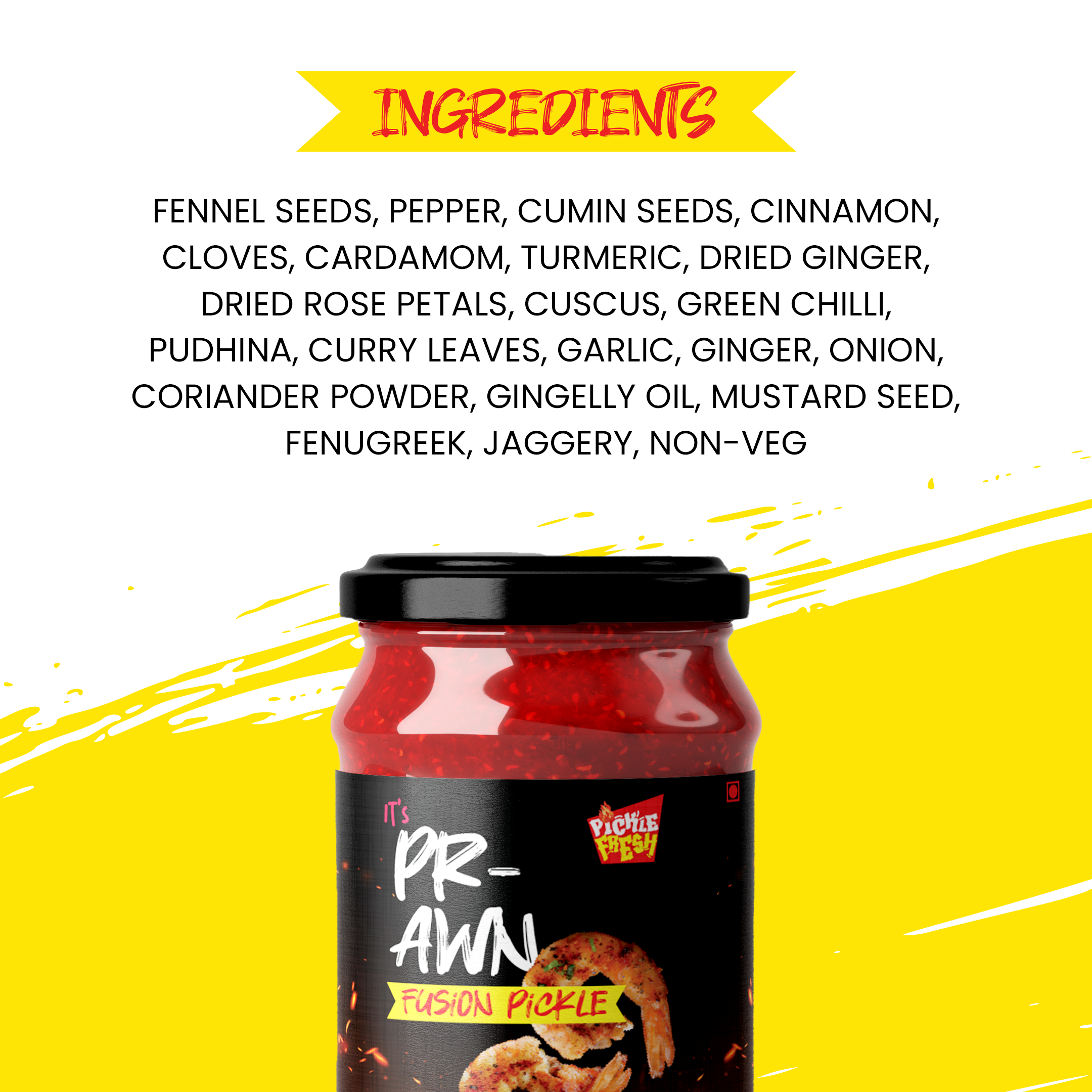 Combo of 3 Non-Veg Pickle (Mutton Chicken Prawn) (Saver pack)